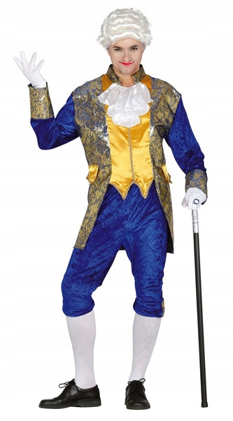 Kostým Markýz Hrabě Modrý Divadelní Barok XXL