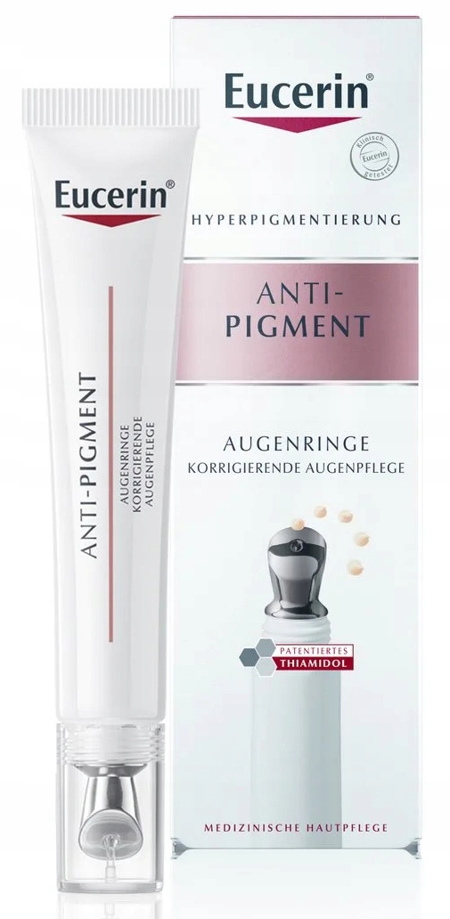 Eucerin Anti-Pigment krem pod oczy rozjaśniający cienie z Thiamidolem 15 ml