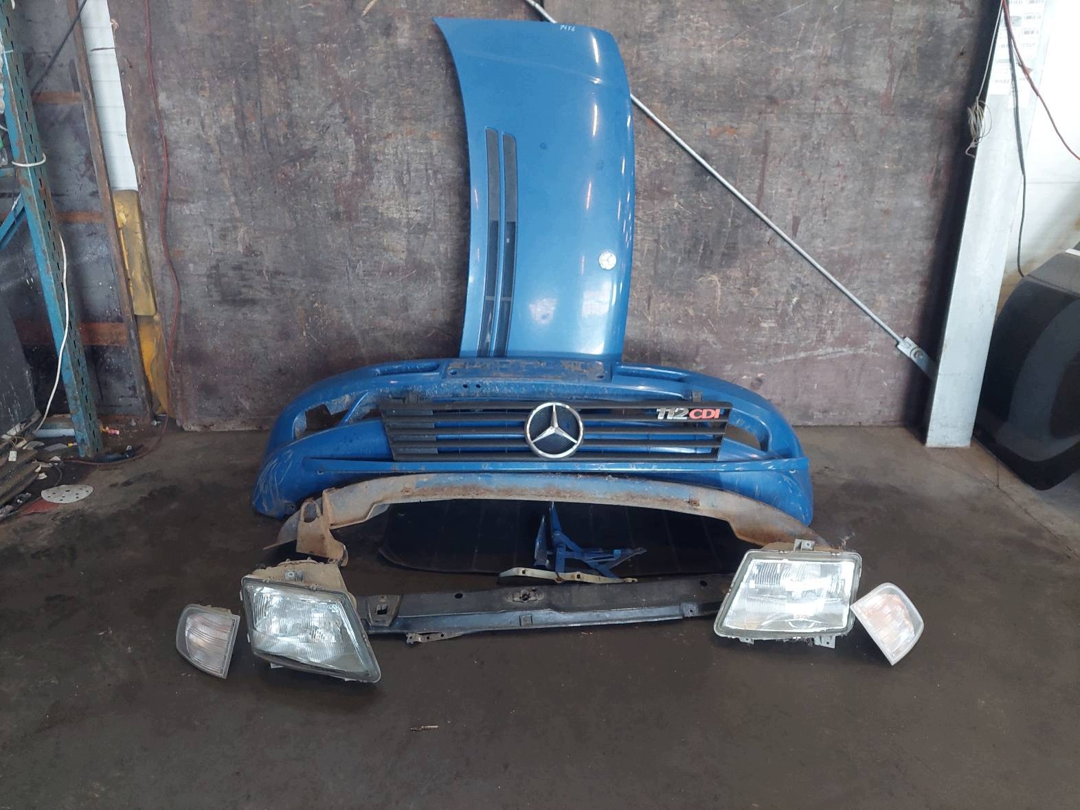 complete front bonnet bumper light MERCEDES-BENZ VITO W638
