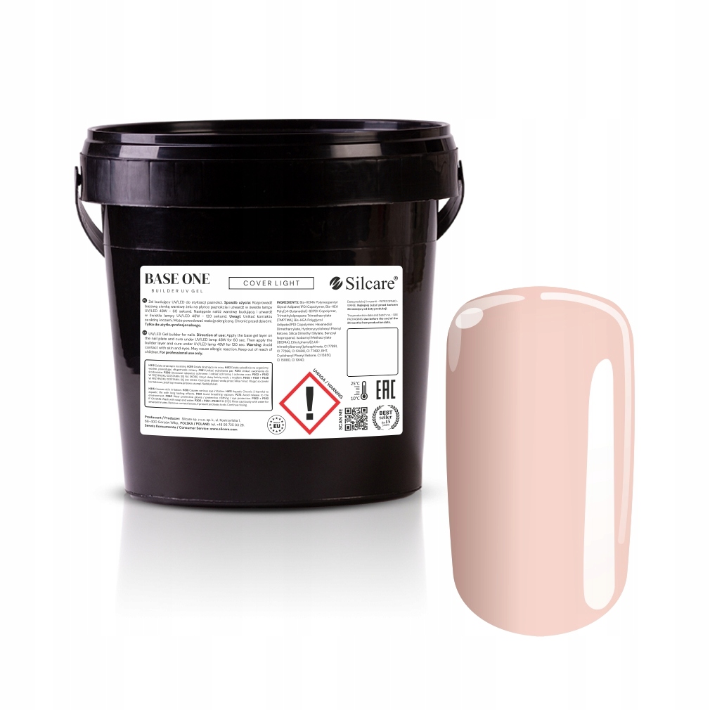 Silcare Gel Na Prodlužování Nehtů Samonivelační 1000 g Uv/led
