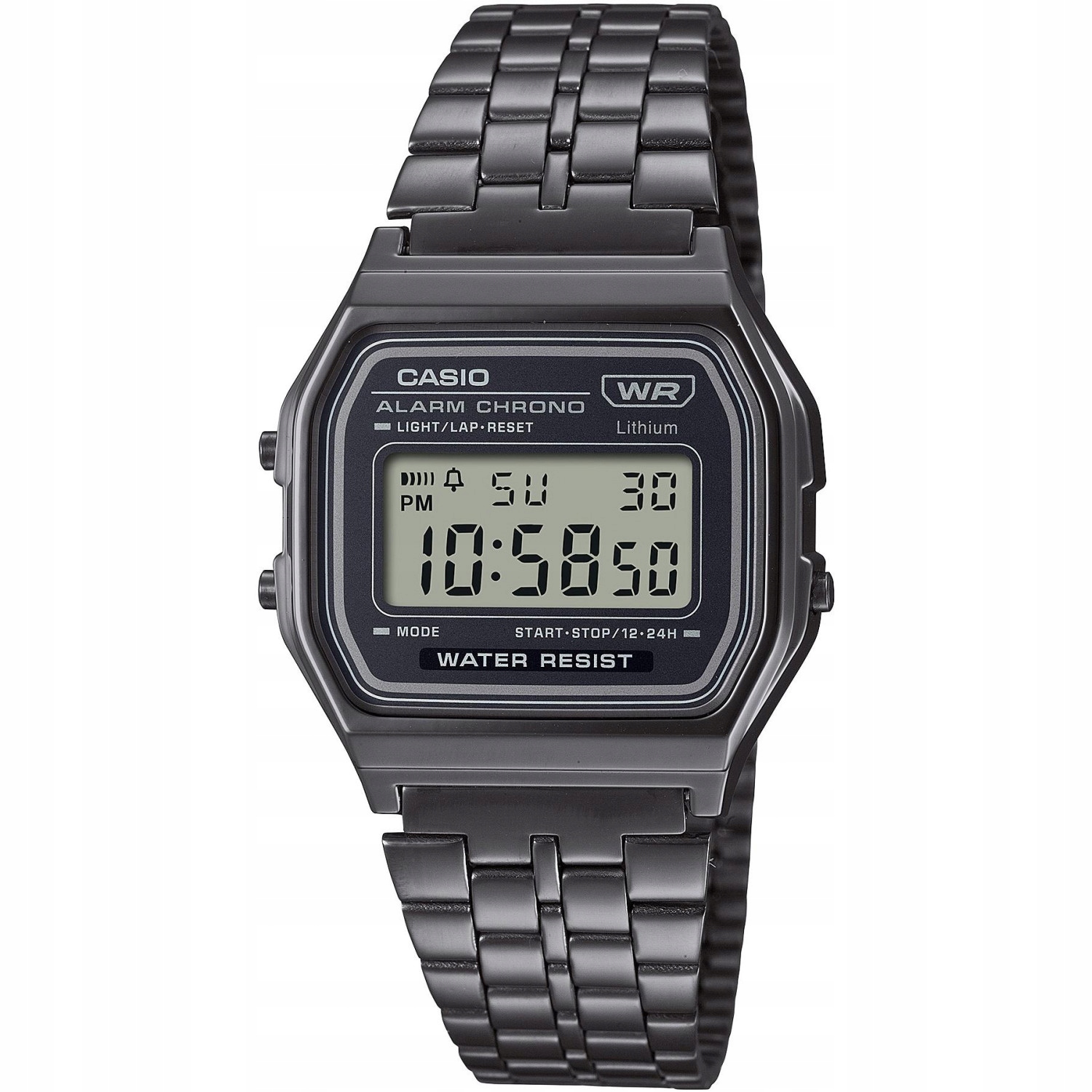 Hodinky Casio Vintage A158WETB-1AEF šedý náramek