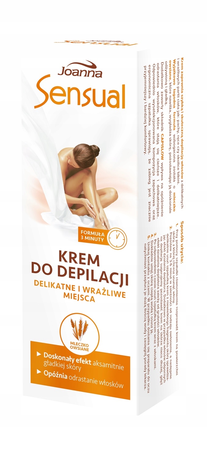 

Joanna krem do depilacji miejsc wrażliwych mleczko
