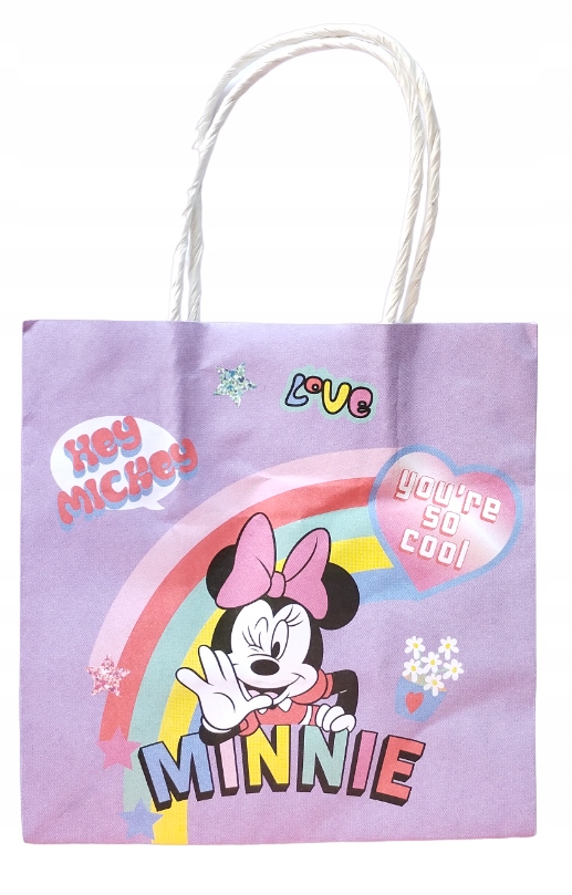 Torba Torebka Worek na słodycze prezenty Wielokrotnego Użytku Myszka Minnie