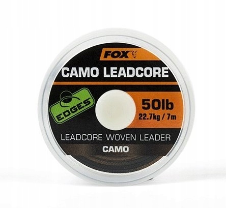 Fox Edges Camo Leadcore 50lb 7m Materiał z Rdzeniem Karpiowy
