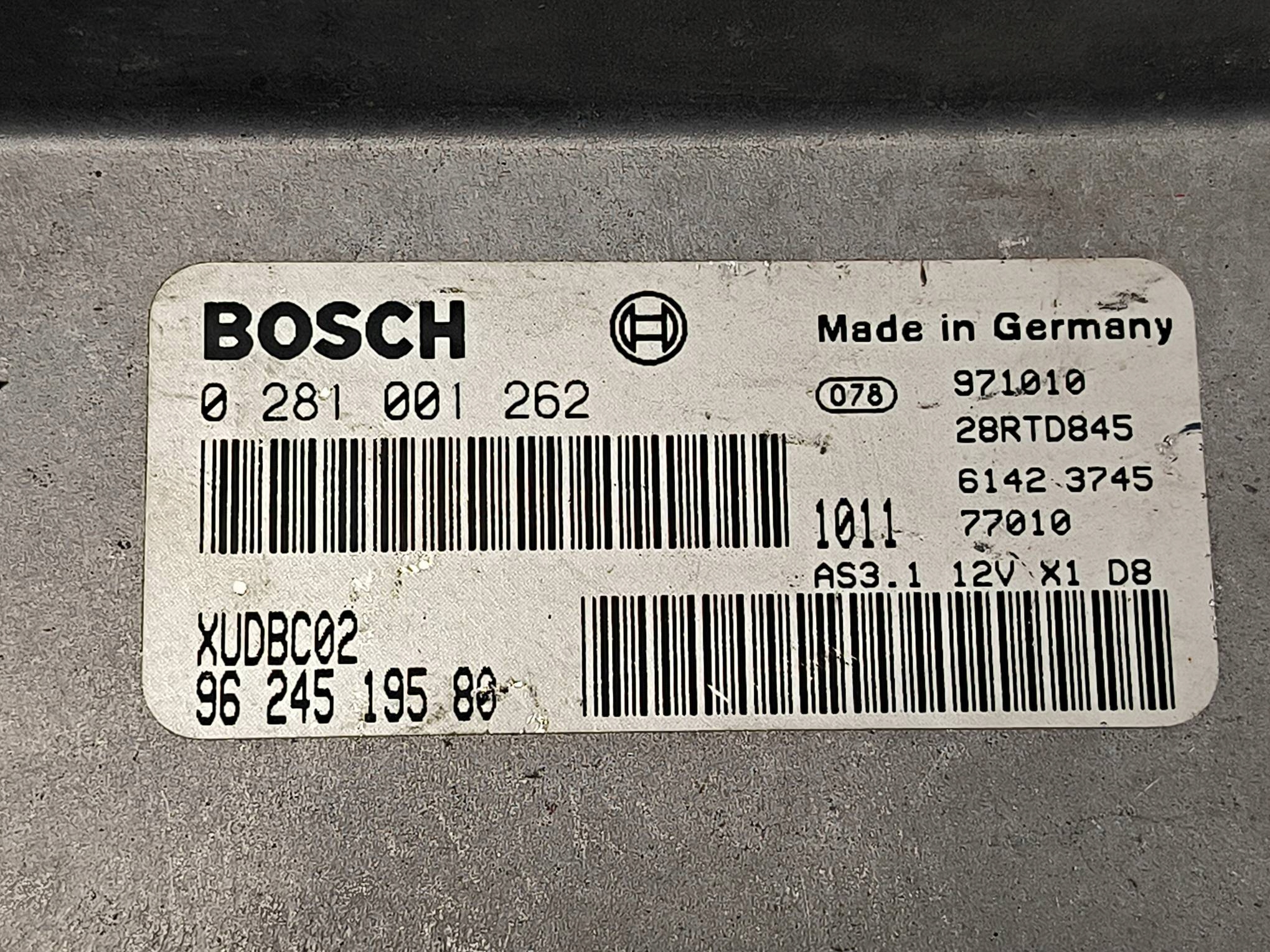 Computer 0281001262 1.9 TD PEUGEOT 406