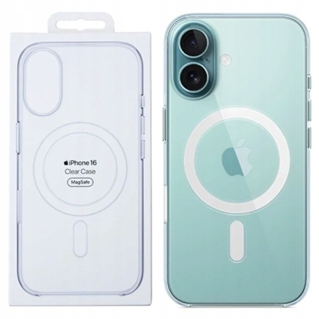 Originální Pouzdro Clear Case Apple Pro Iphone 16 Magsafe Transparentní