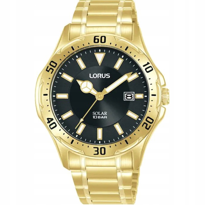 Pánské Hodinky Lorus RX398AX9 zlatý náramek