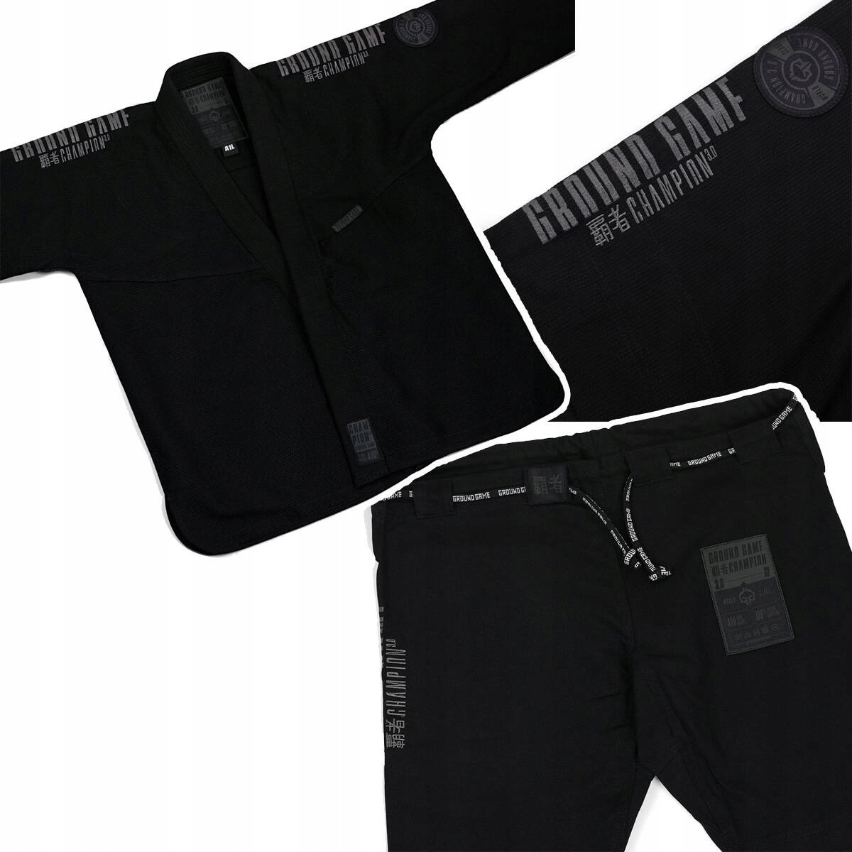 Kimono Gi do Bjj męskie Ground Game Champion 3.0 Shadow r. A1L