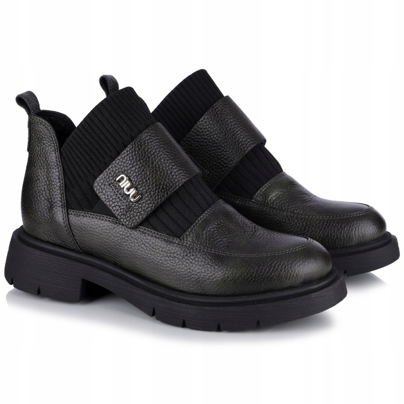 Dámské kotníkové boty kožené boty Bombonella 10T-129.1808 S.a 606 T Syh kůže VEL.37