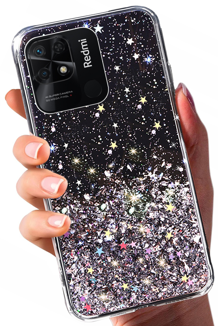 

Etui do Redmi 10C Glitter Case Kolorowy Brokat