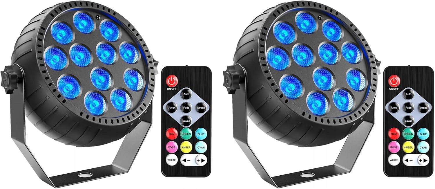 2 x oświetlenie sceniczne na imprezę RGB LED
