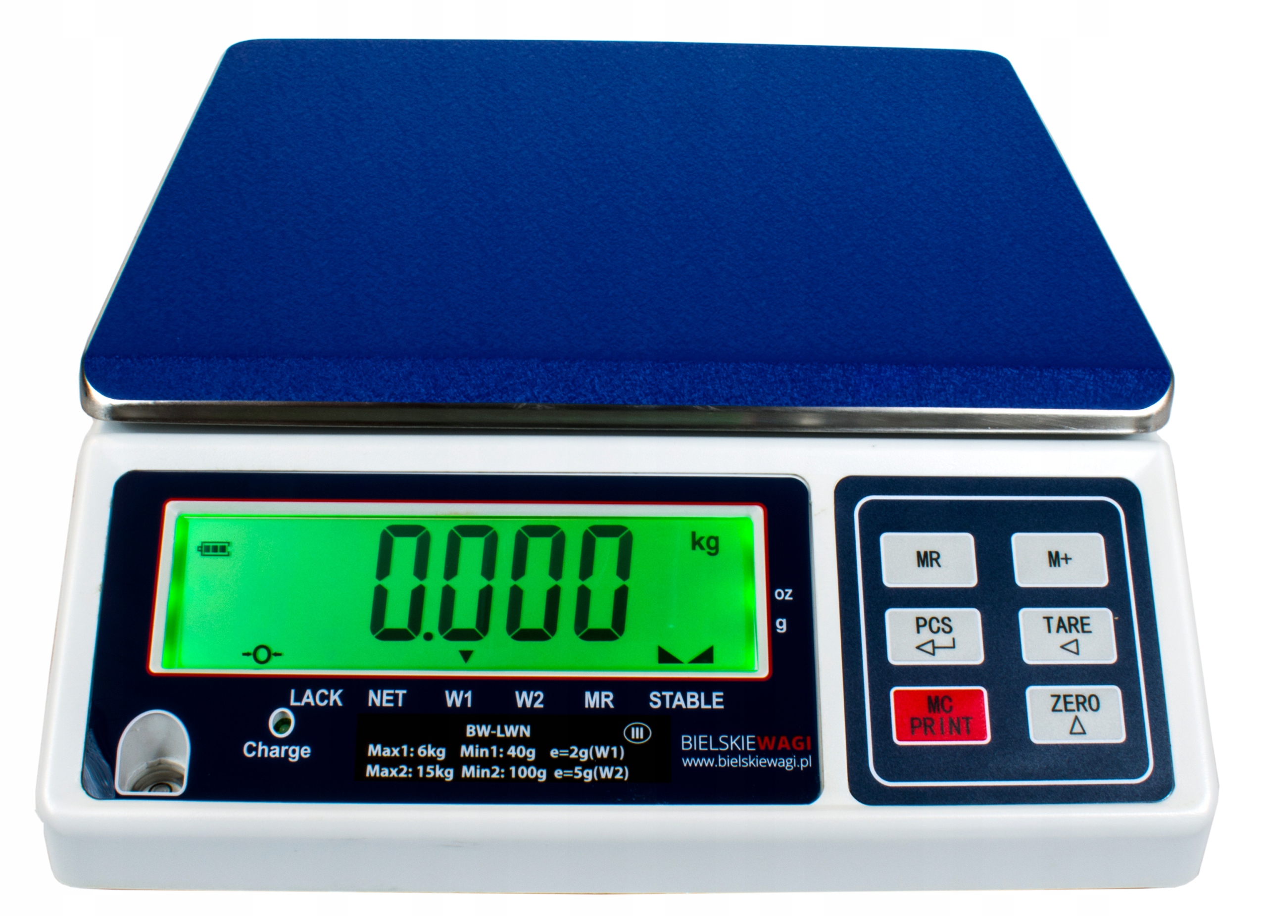 Elektronická Nákupní Váha S Legalizací 15 Kg, Velký Skladový Displej