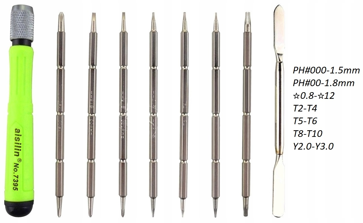 WIELOFUNKCYJNY ZESTAW WKRĘTAKÓW UŻYTKOWYCH 8 ELMNT Marka Inna