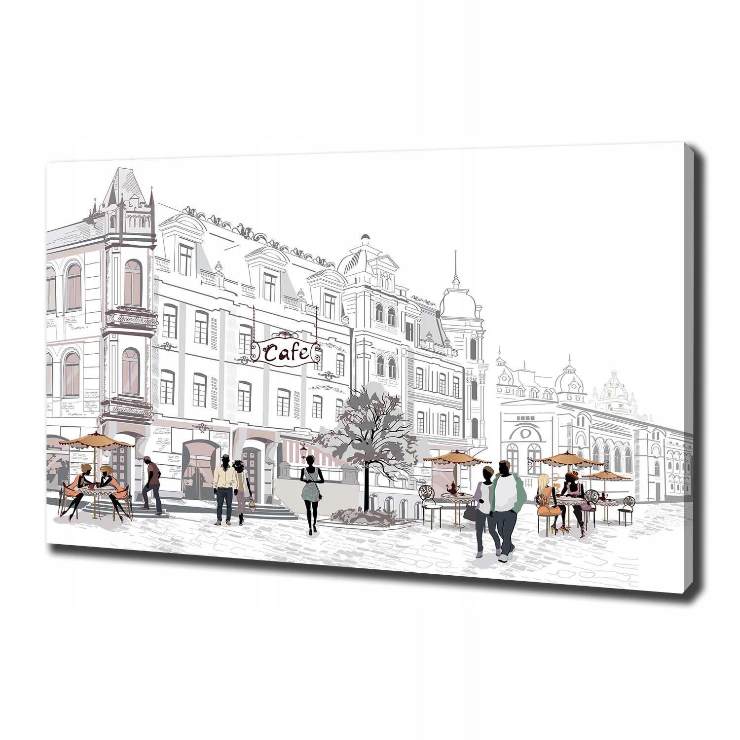 

Duży foto obraz na płótnie Stare miasto 100x70 cm