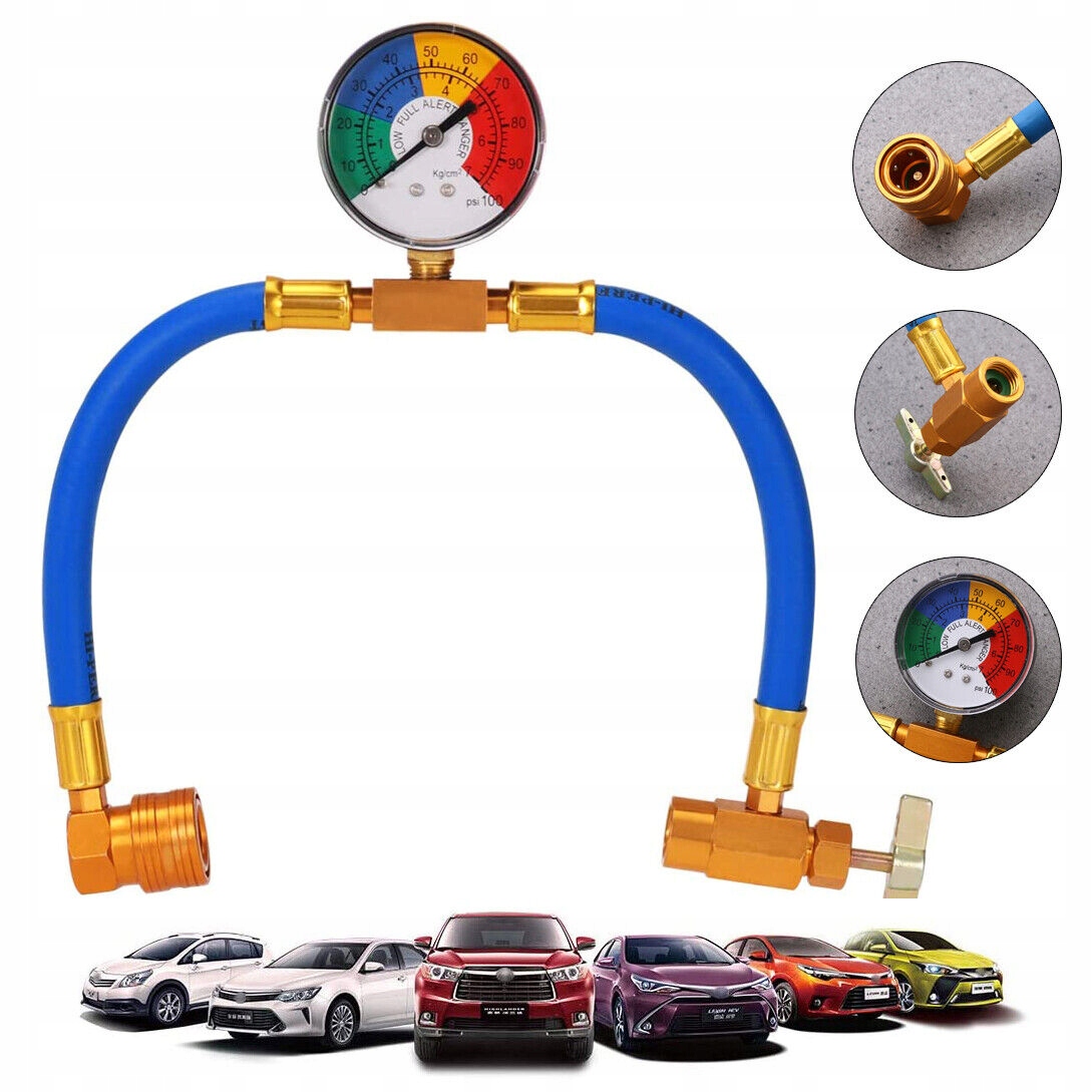 ZESTAW WĘŻA DO ŁADOWANIA CZYNNIKA CHŁODNICZEGO, DO SAMOCHODU I DOMOWEGO Marka inna