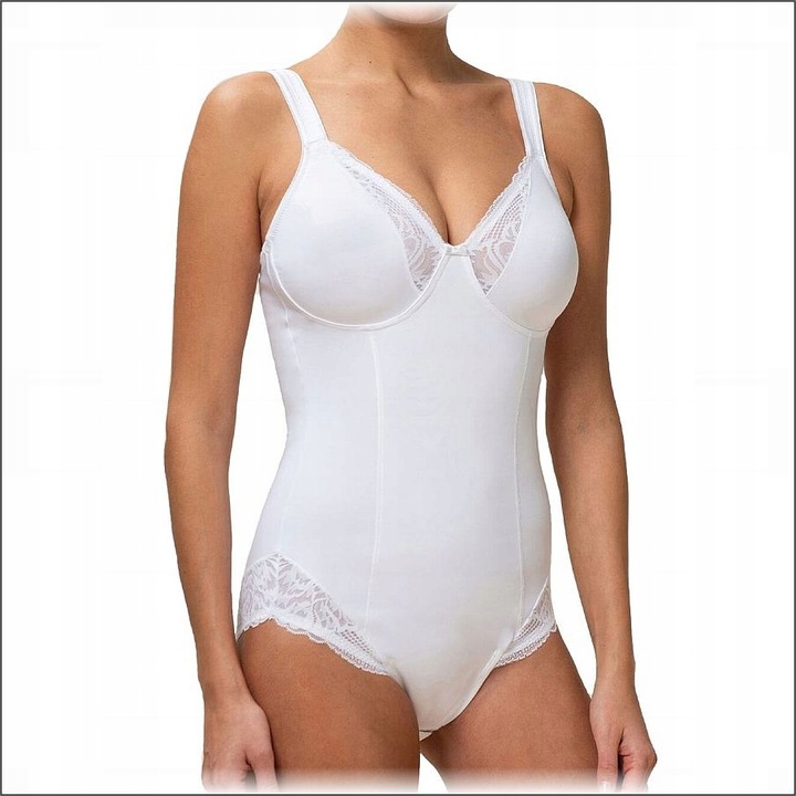 Triumph Modern Lace Cotton Bs bílý 85B