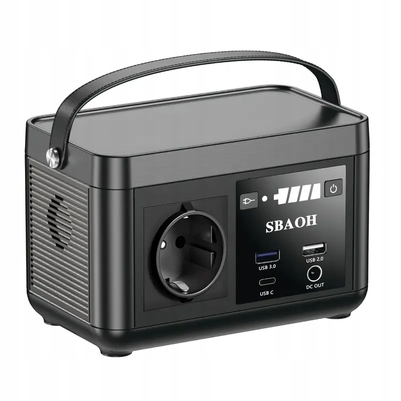 Przenośna stacja zasilania Sbaoh, pojemność 88,8 Wh szybkie ładowanie Usb-c