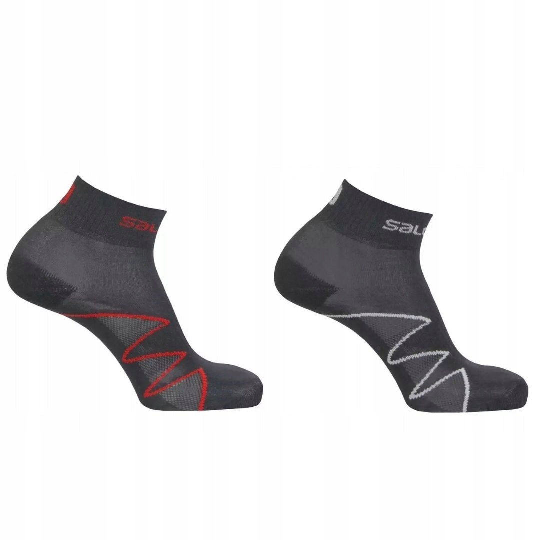2 x Salomon skarpety biegowe do kostki Biegi Running zestaw Xa Pro M 39-41