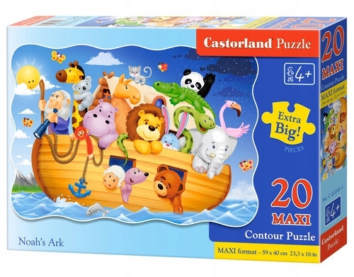 

Puzzle Maxi Konturowe 20: Noah's Ark (02245)