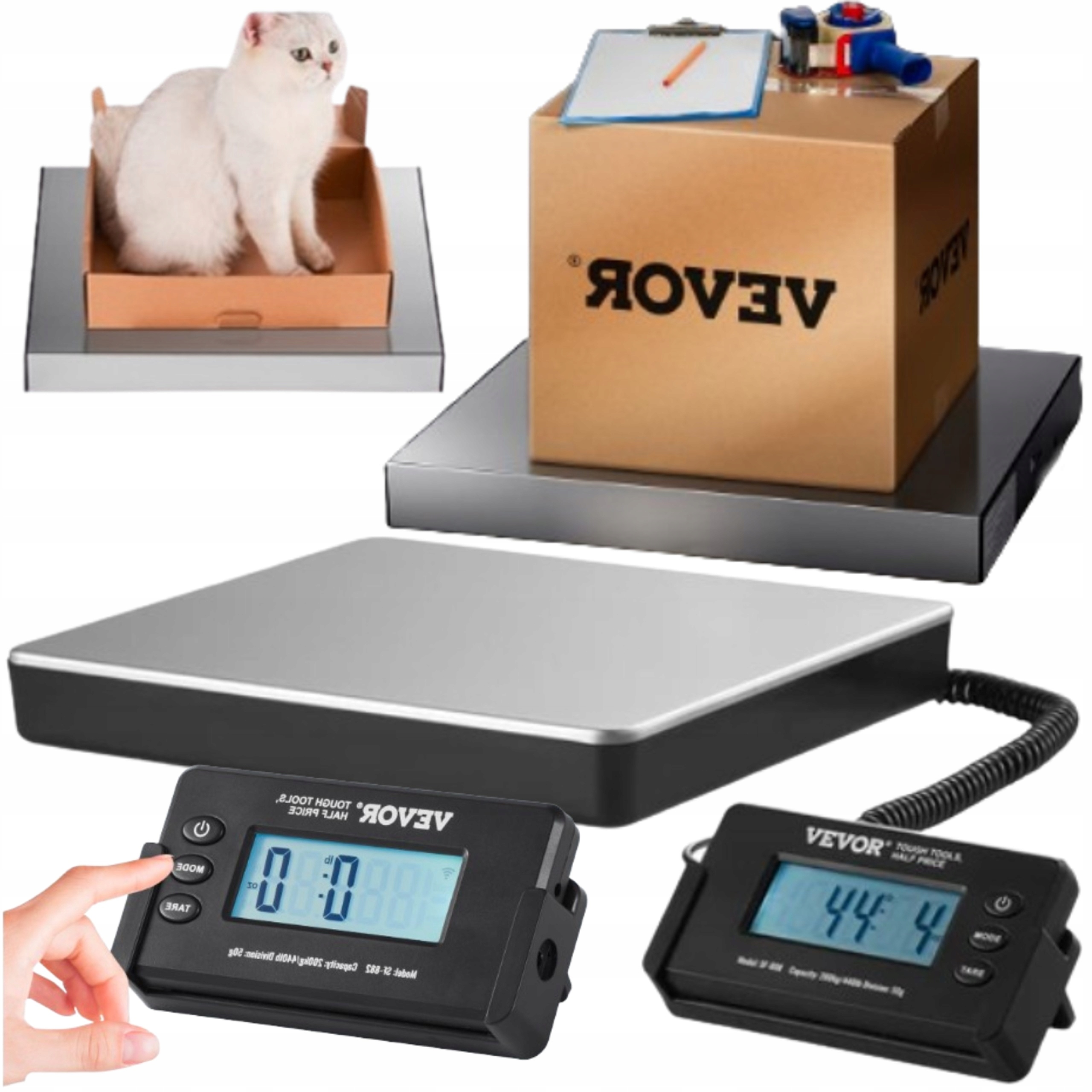 poštovní váha skladová digitální elektronická přenosná do 200kg