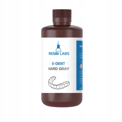 Živice pro 3D tiskárnu E-Dent Hard Šedá 1 kg