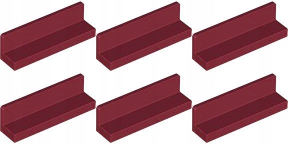 

Lego 30413 Panel Ławka czerwony ciemny (6g) 6 szt.