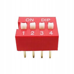 Dip Switch do lutowania na Pcb 4P