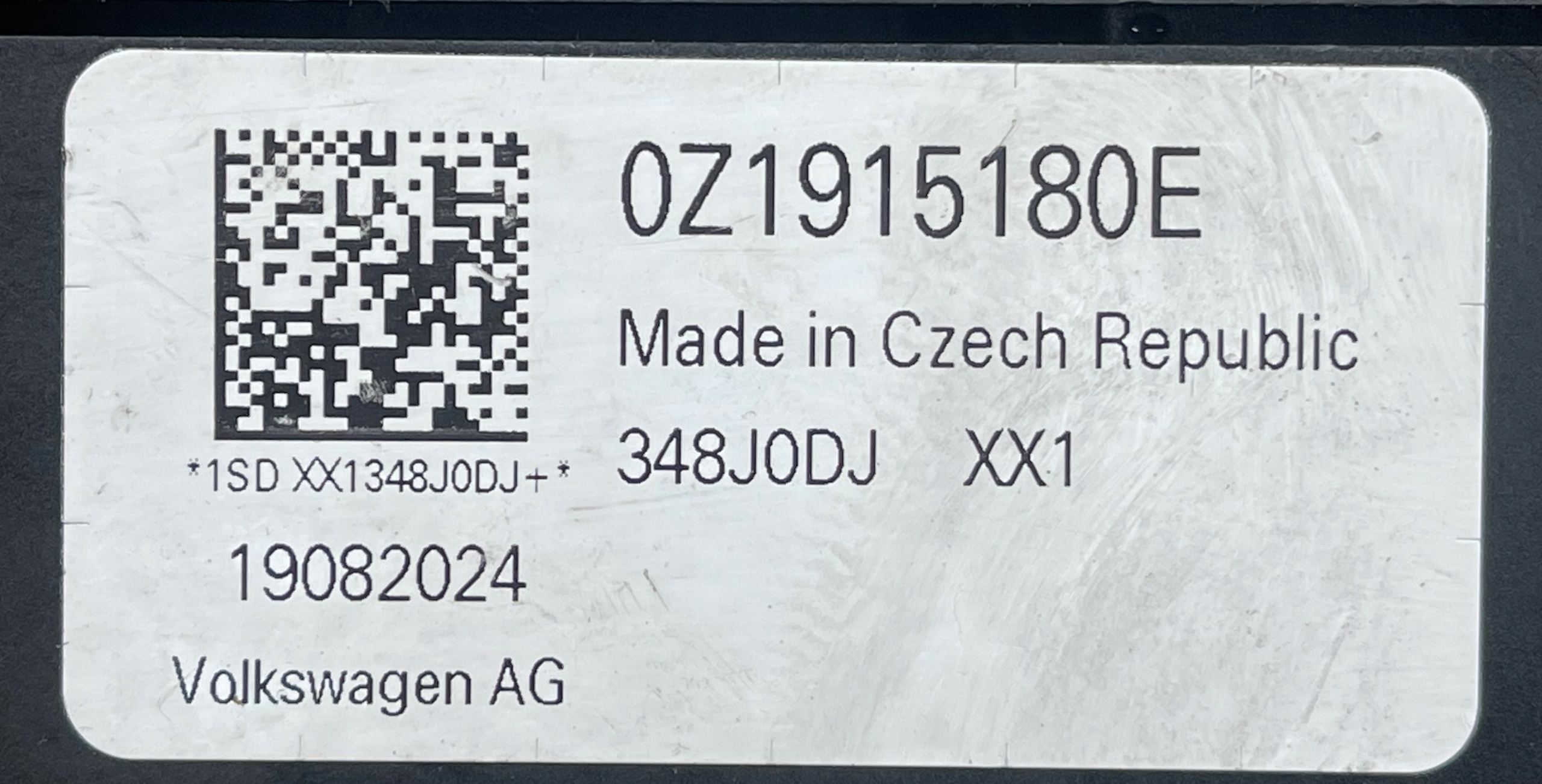 VW ID.3 ID.4 20- module BATERII contactor ROZDZIELACZ 0Z1915180E
