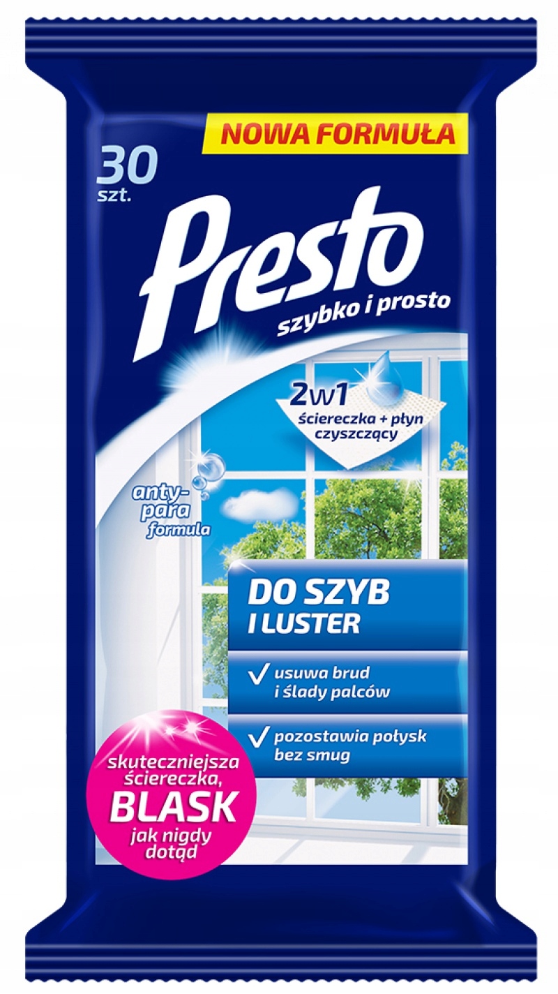 

Ściereczki gospodarcze do szyb i luster 30szt