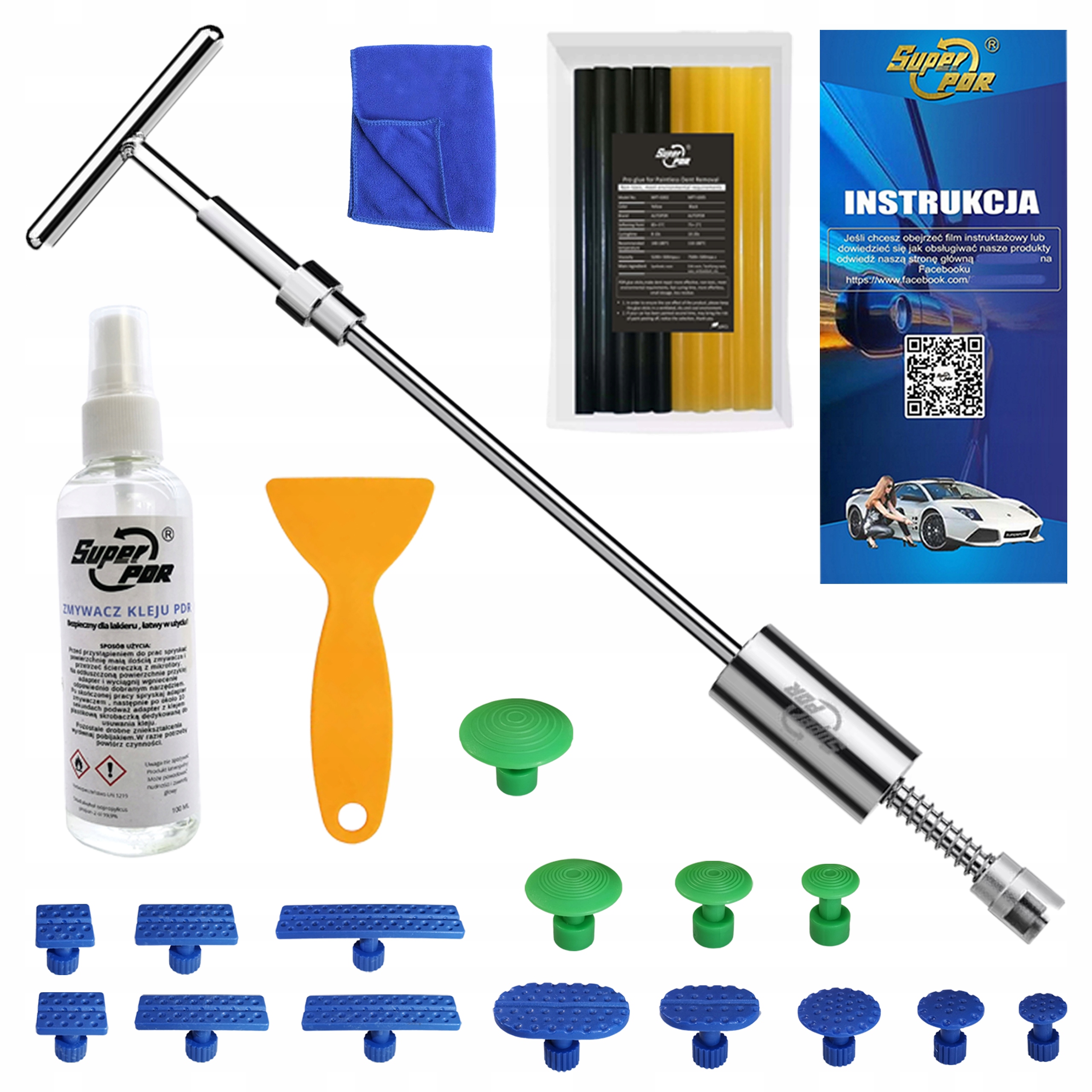 Setrvačné kladivo Pdr Odstraňování promáčklin Sada Pdr