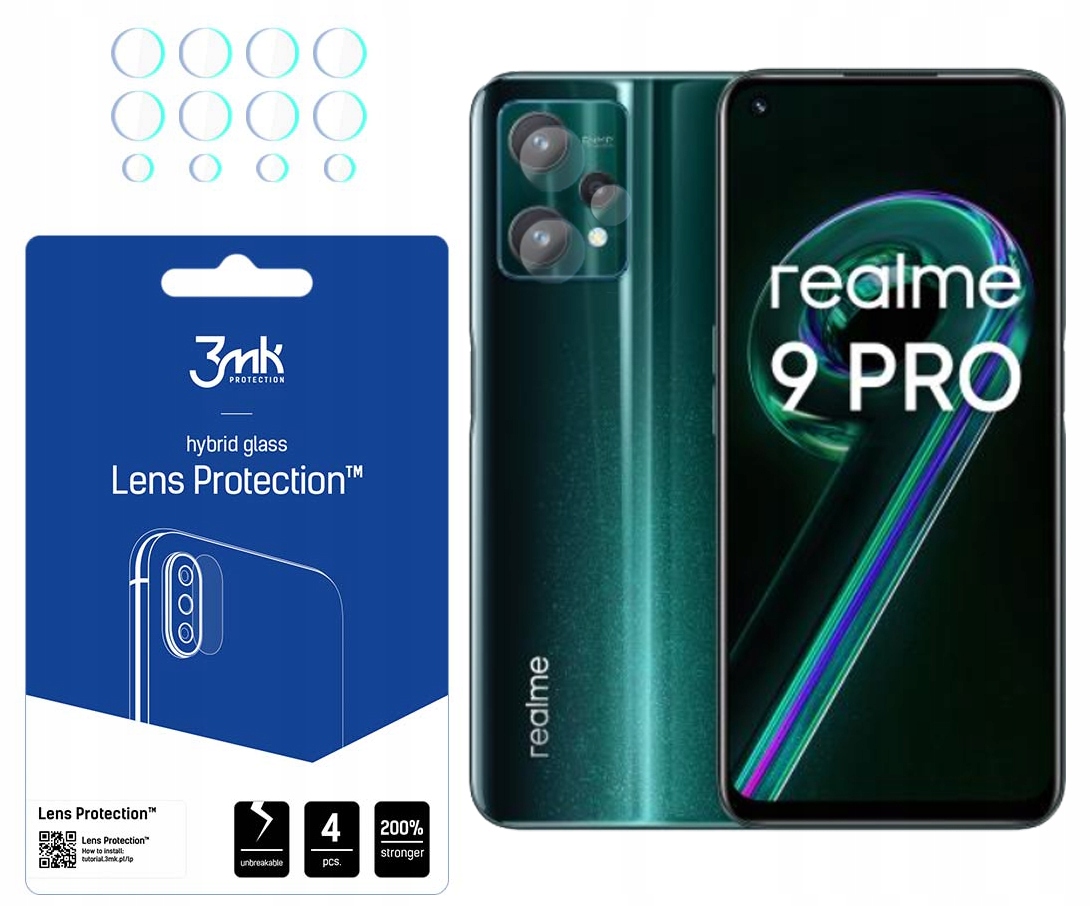 

Szkło na Obiektyw Lens 3MK do Realme 9 Pro