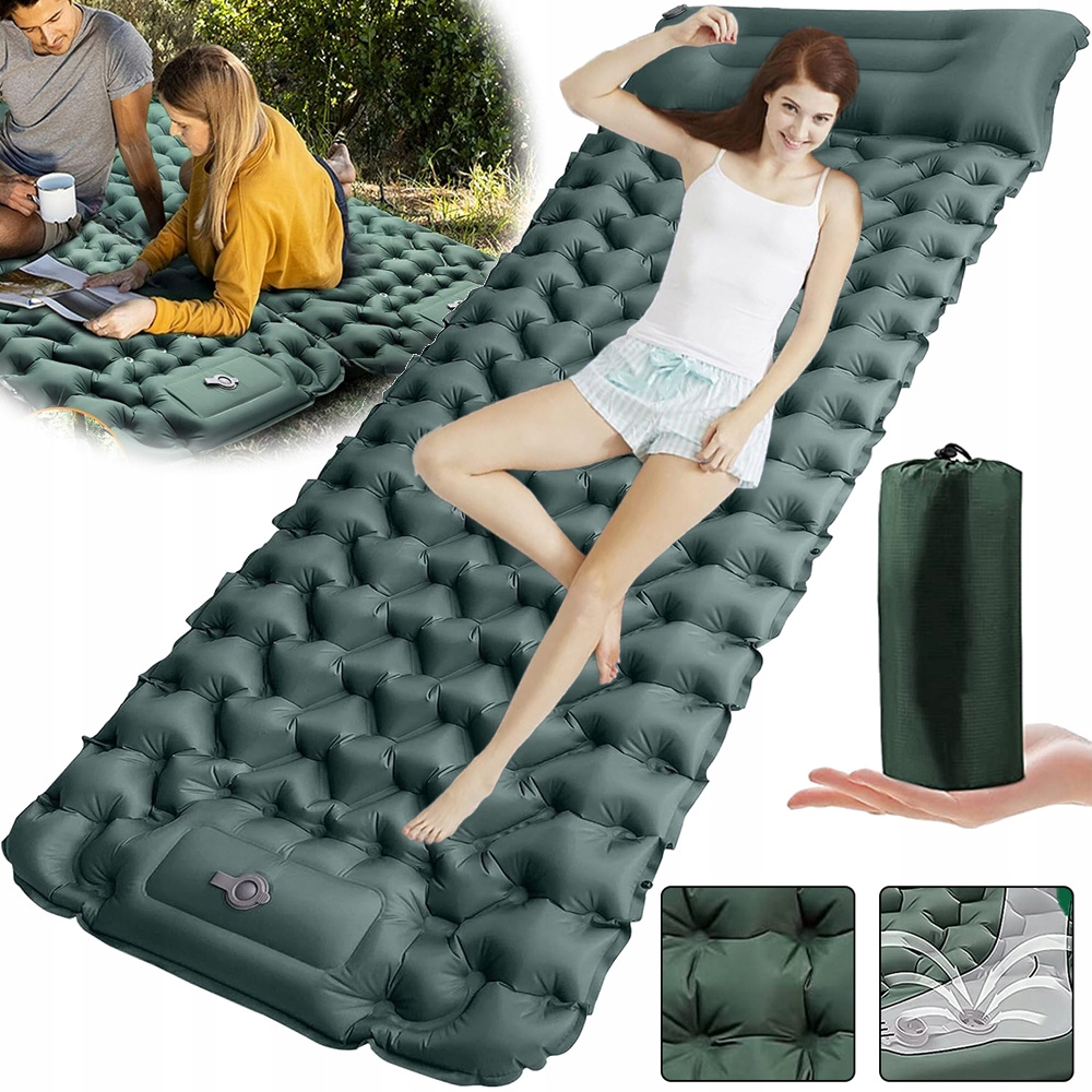 Kempingová Spací Podložka Matrace Samonafukovací Venkovní 200*70*10 CM
