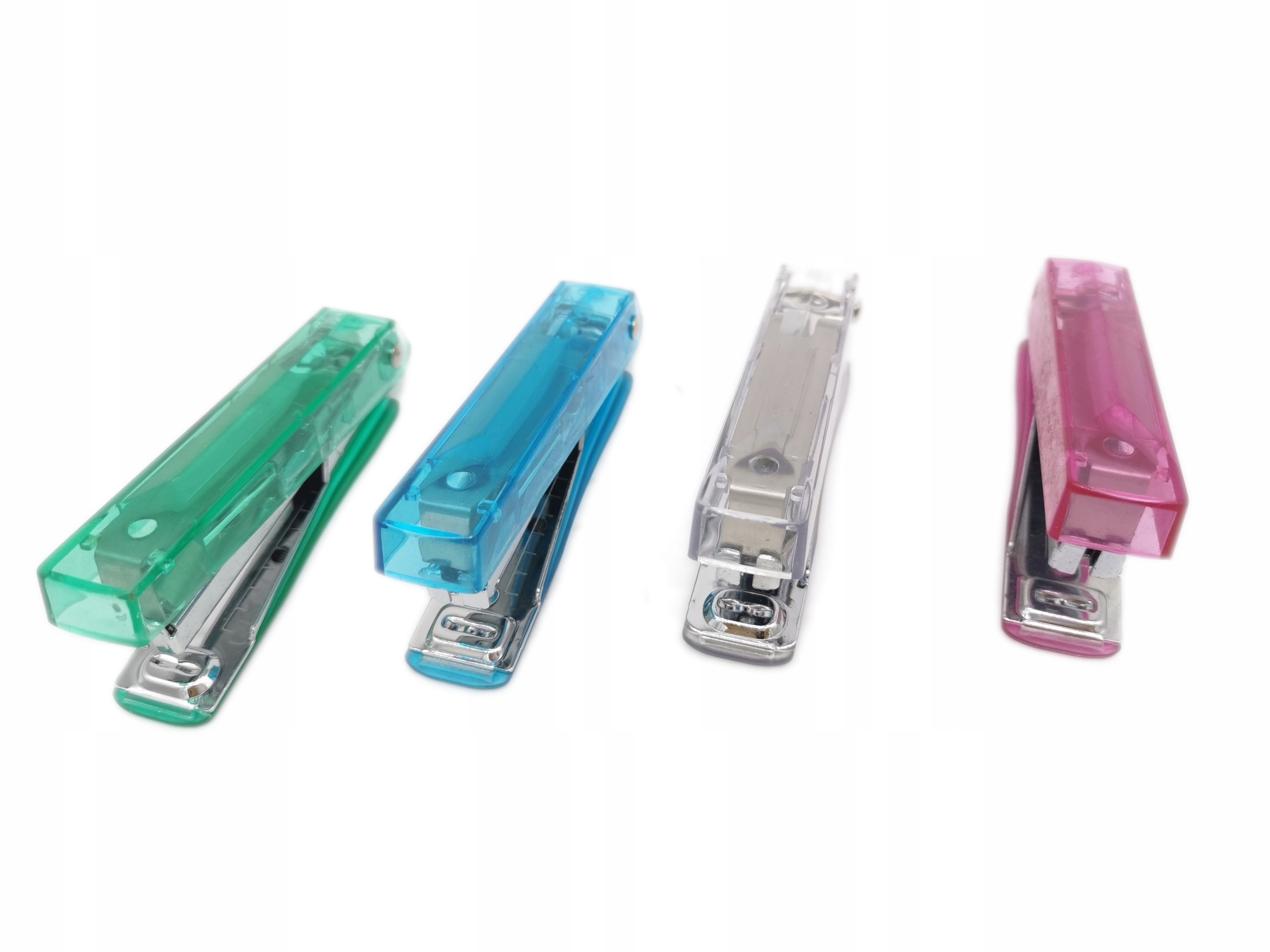 Zszywacz biurowy półprzezroczysty, różne kolory Marka inny