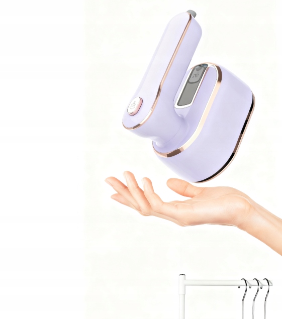 Mini Žehlička Skládací Parní Žehlička 1000 W Přenosná fialová