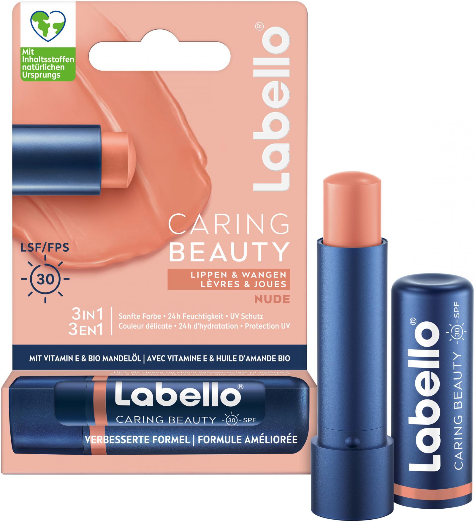 Labello Pečující Krása Nude Spf 30 Na Rty