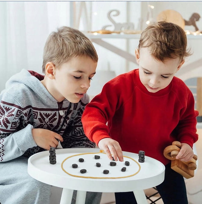 MAGNETYCZNA GRA W SZACHY KAMIENIE MAGNESY RODZINNA ROZGRYWKA ZESTAW 30 SZT Rodzaj szachy magnetyczne