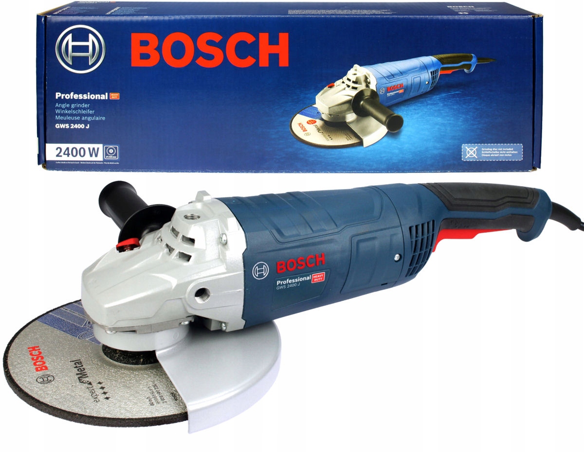 

Szlifierka Kątowa 2400W 230mm Gws 2400 J Bosch