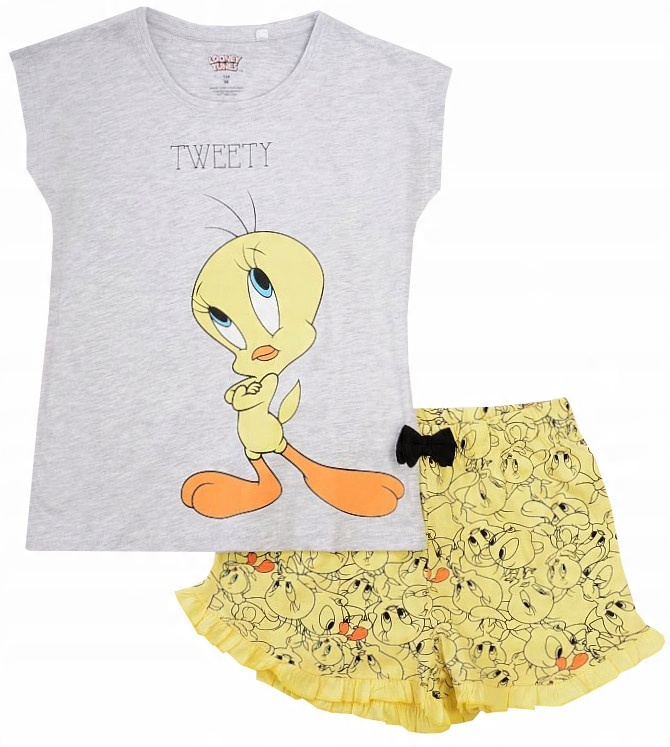 

Tweety Piżama T-shirt Szorty kurczaki 152 R212A