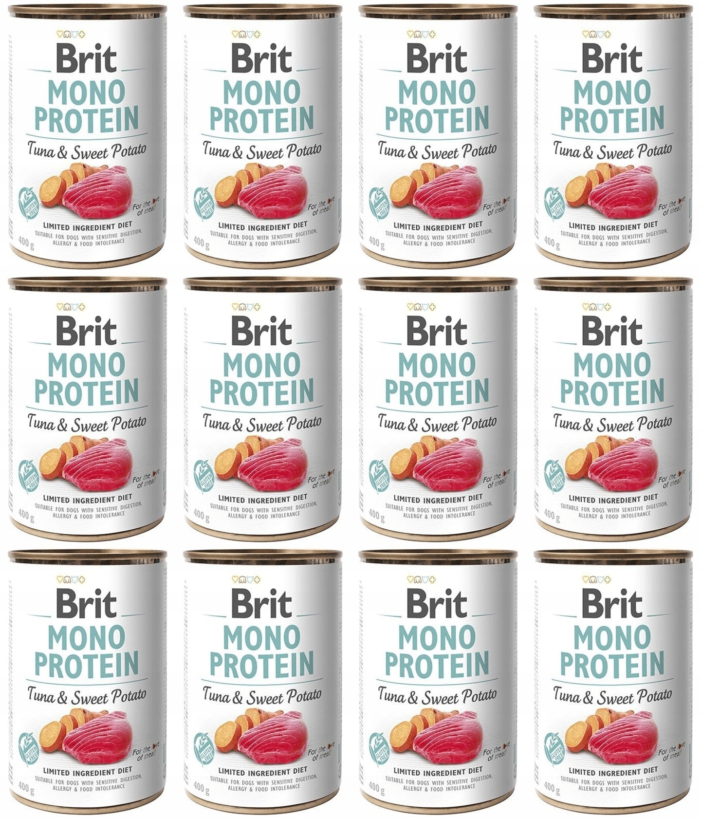 Levně Brit Mono Protein Tuňák & Brambory 12 x 400 g