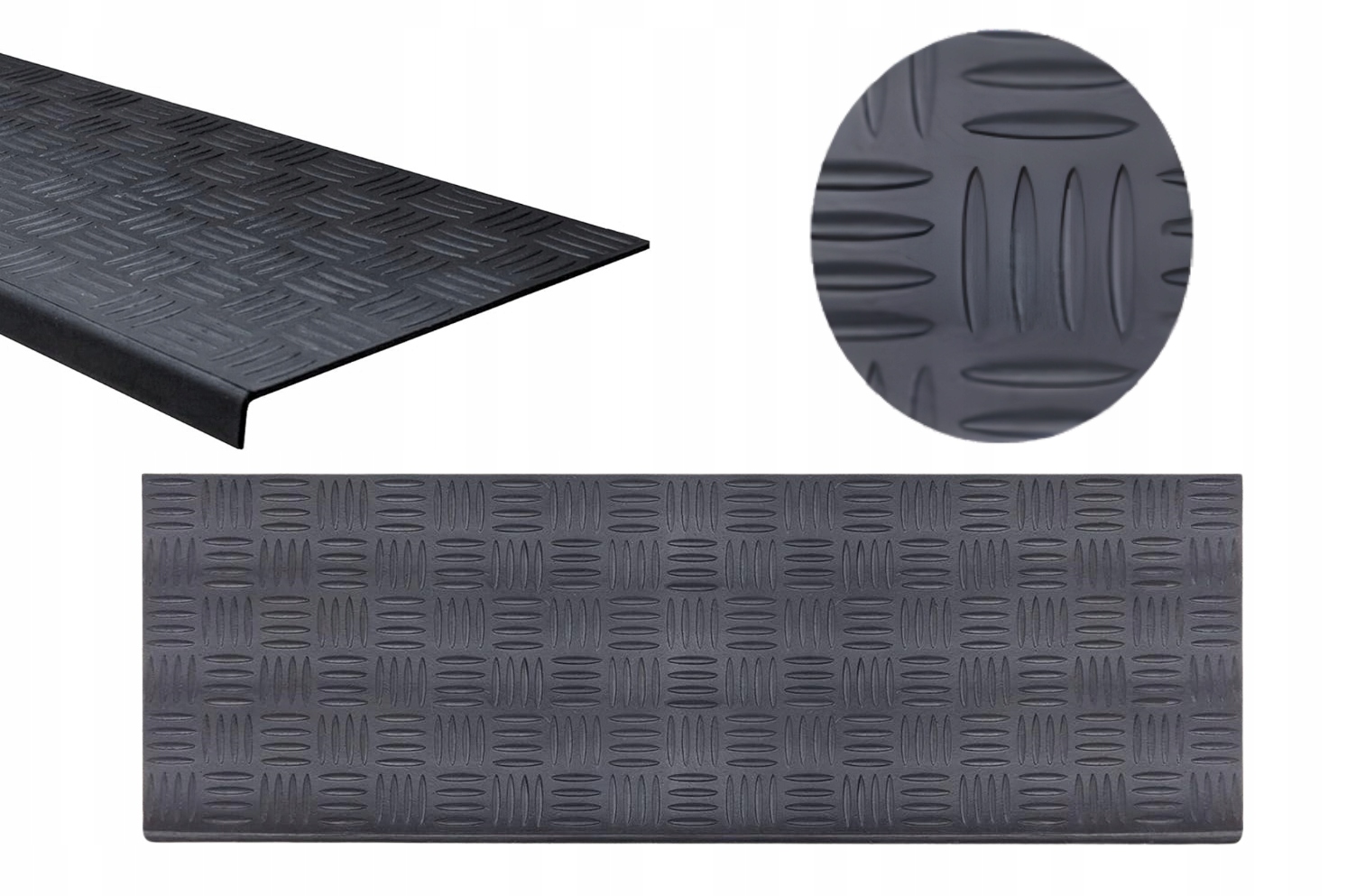 NAKŁADKI WYCIERACZKI Antypoślizgowe Gumowe na Schody Stopnie Wejściowe
