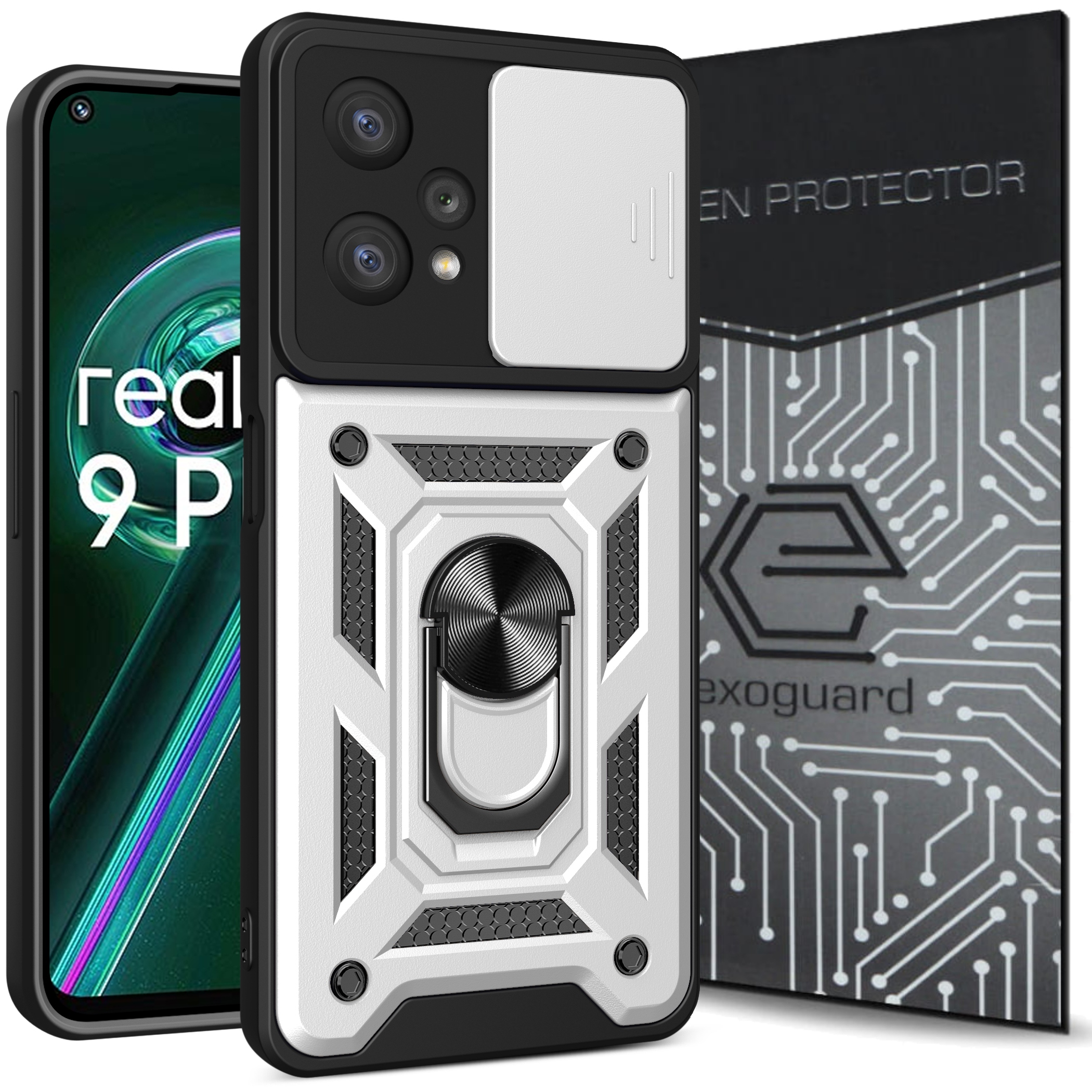 

Case Obudowa Etui Pancerne+szkło do Realme 9 Pro