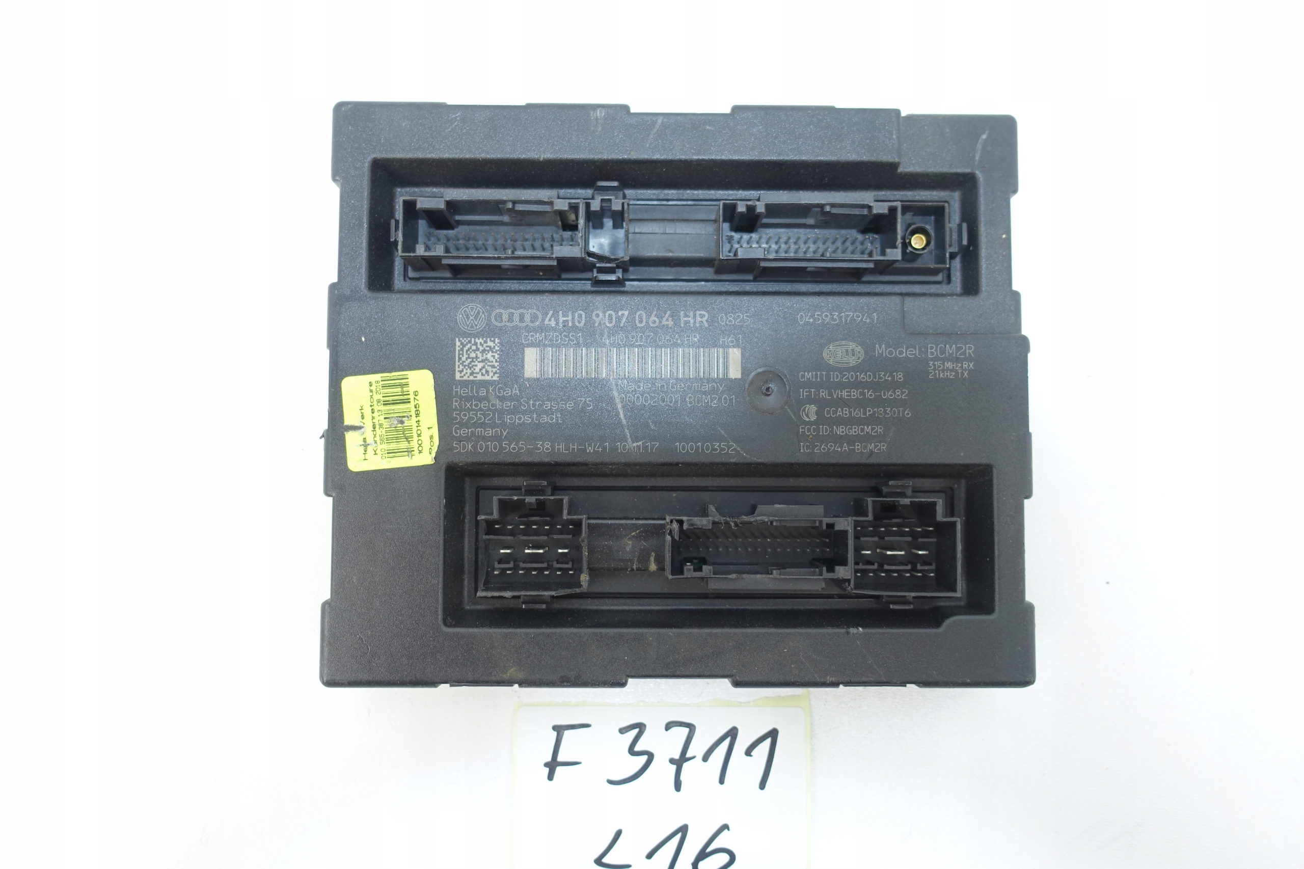AUDI module control unit KOMFORTU CENTRALNA JEDNOSTKA STERUJACA 4H0907064HR