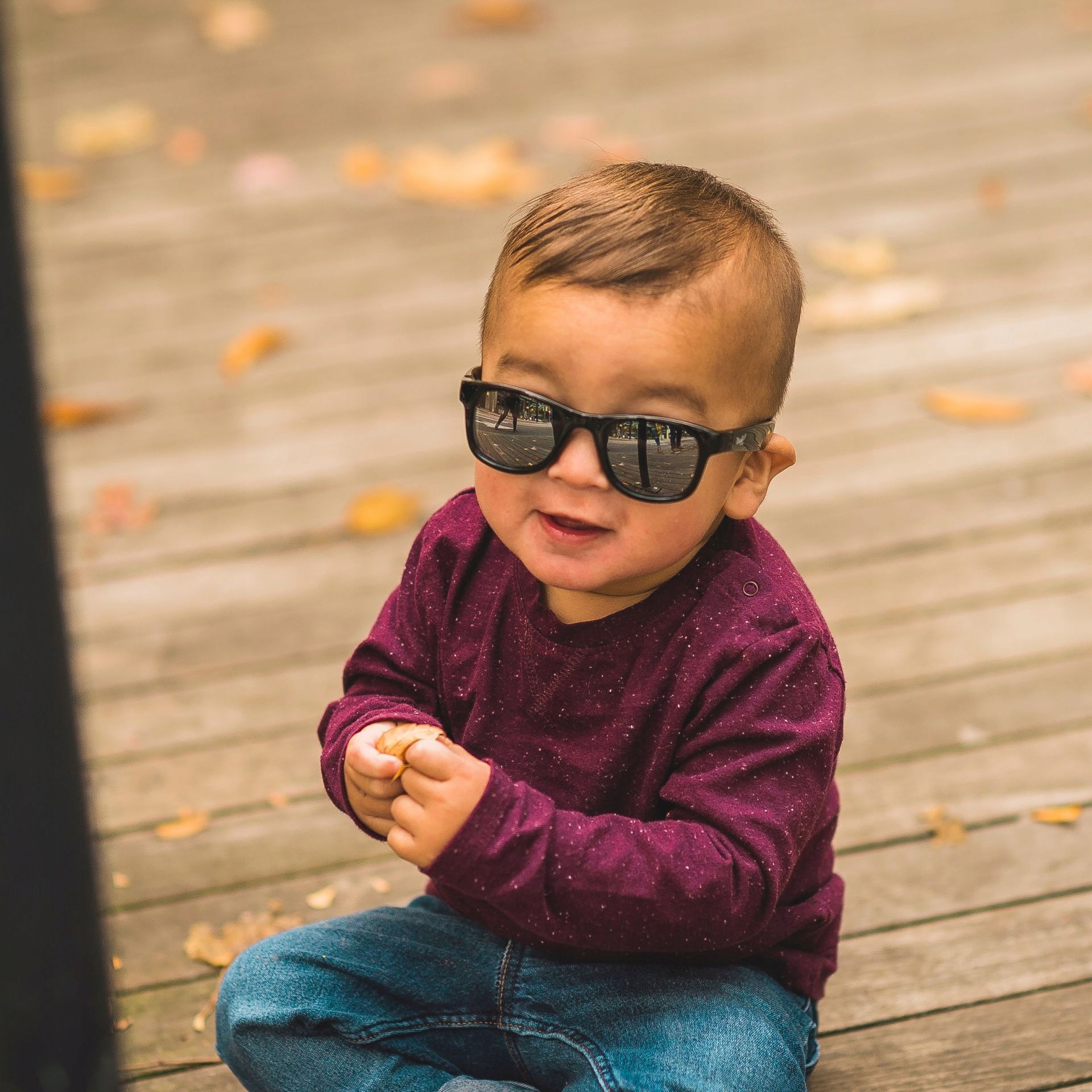 Okulary Przeciwsłoneczne Dziecięce Real Shades Surf Black Gloss 0-2 lata Kod producenta 0SURBLKg