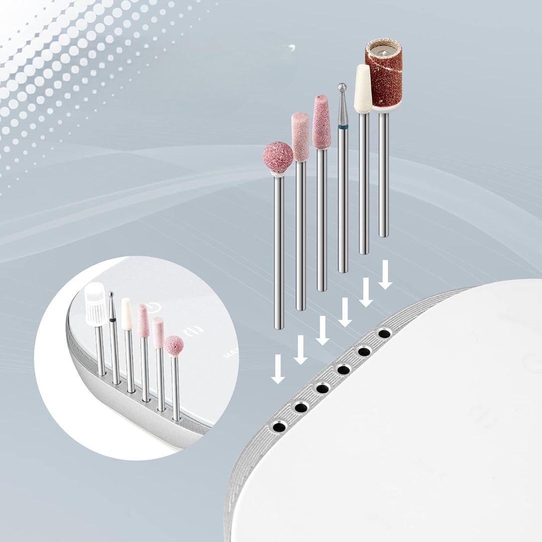 MADENIA Frezarka Do Paznokci TouchPro 35000 RPM Manicure Pedicure — miniatura 9