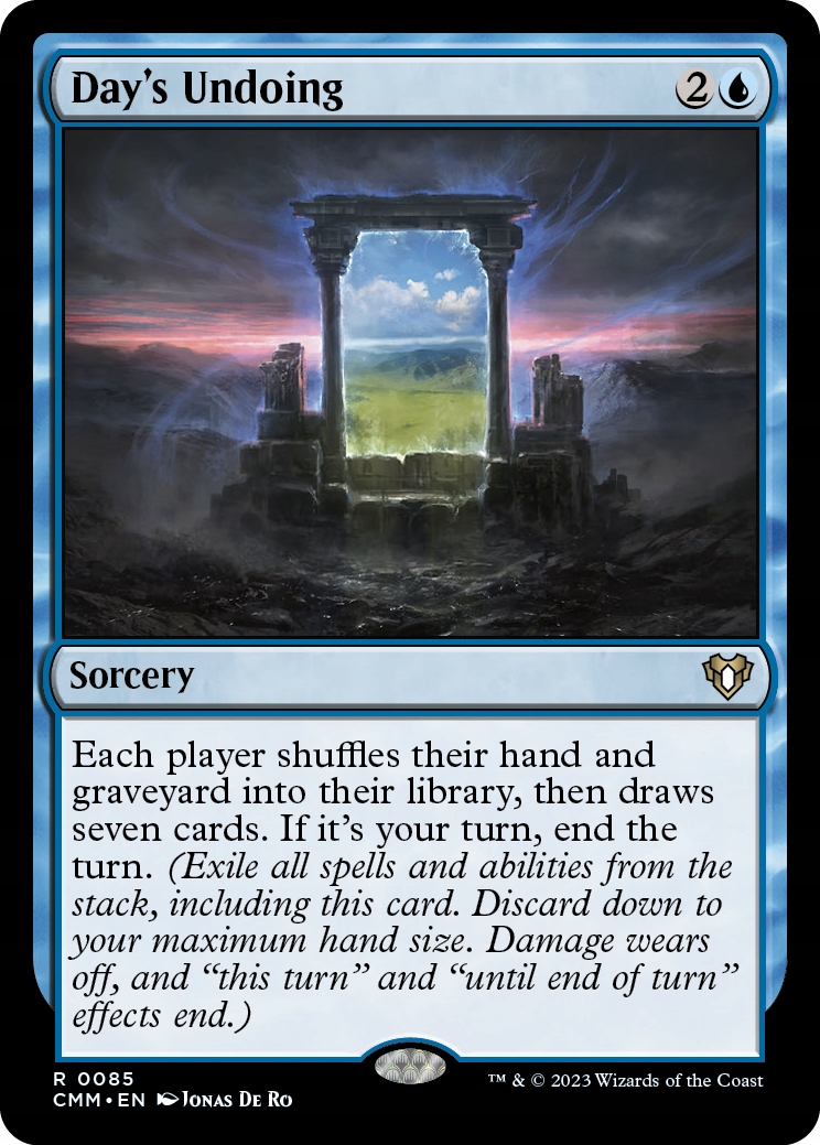 Mtg Day's Undoing (r)