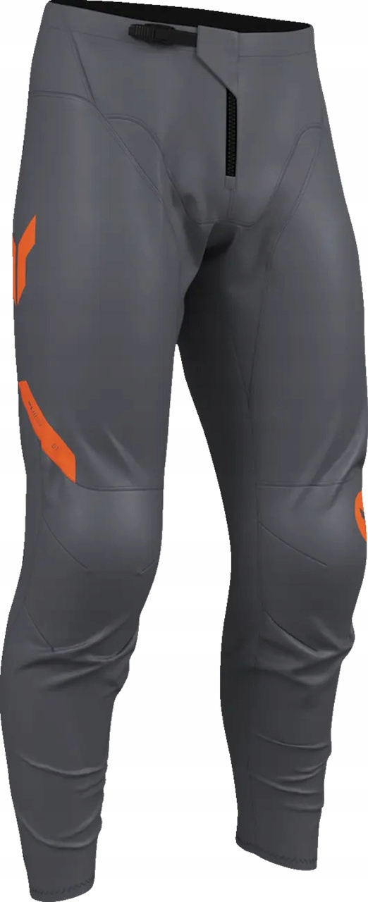 Juniorské nohavice Thor Ridemode Menace charcoal/orange 26