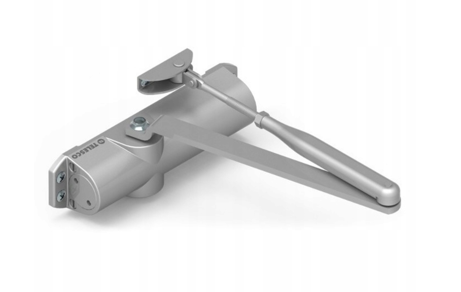 Hydraulický zavírač dveří bílý 40-80 kg