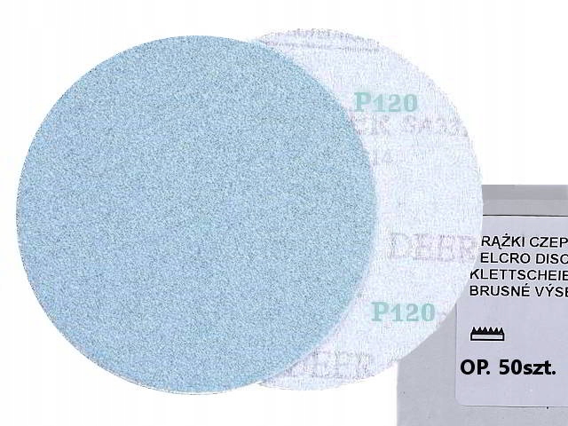 

Krążek Papier Ścierny Na Rzep 125 SA331 P120 50szt