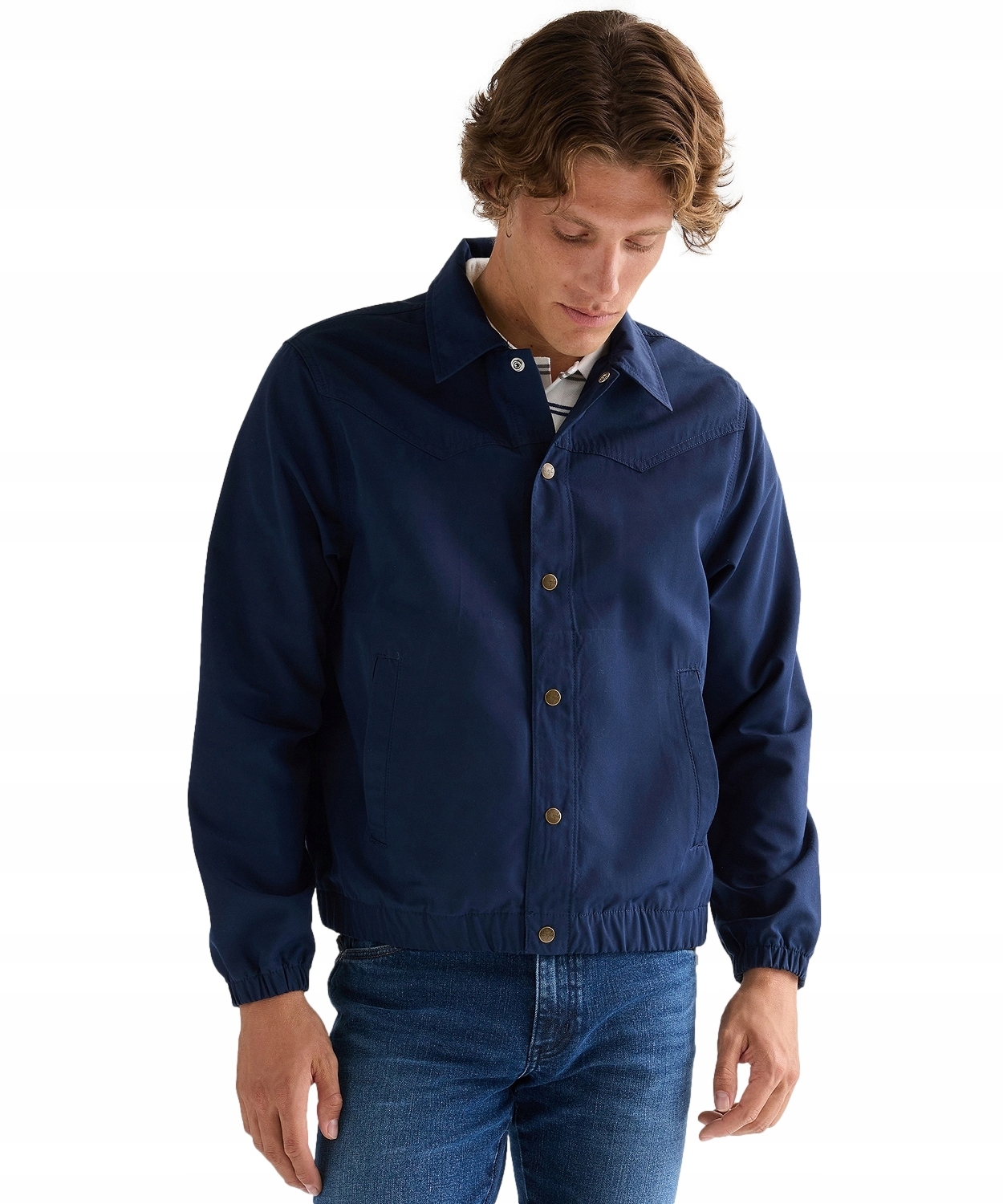 Bunda Wrangler Coaches Jacket 112377971 Navy XXL