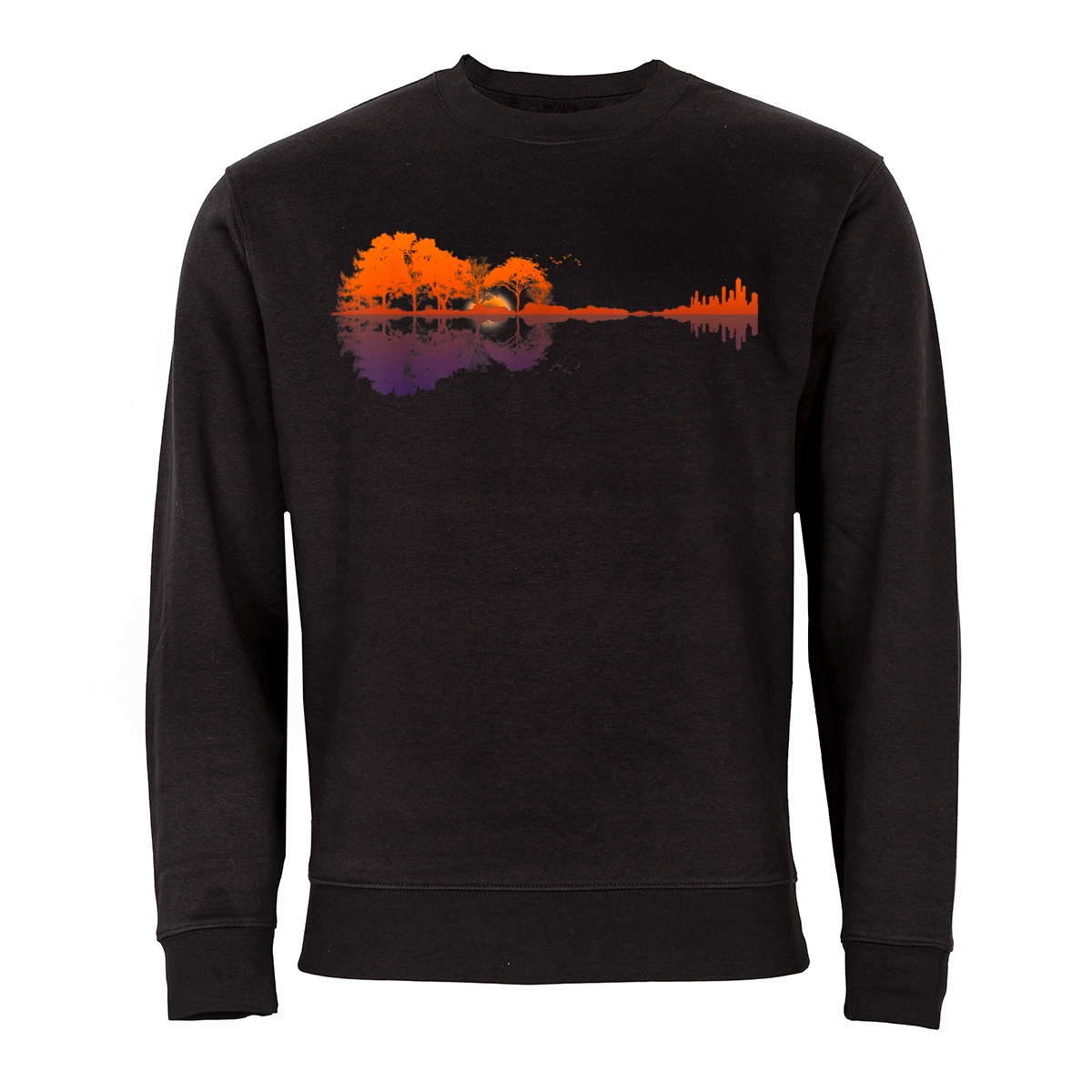 

Czarna Bluza Muzyczna Dla Muzyka Gitara Retro